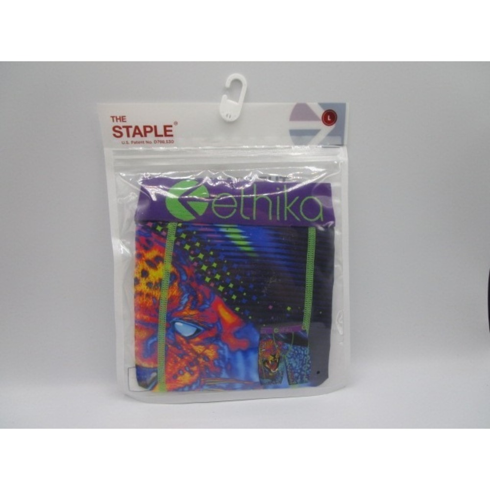 Ethika The Staple Flo Fangz Purple Men's Large 33-35 Underwear Boxer Briefs